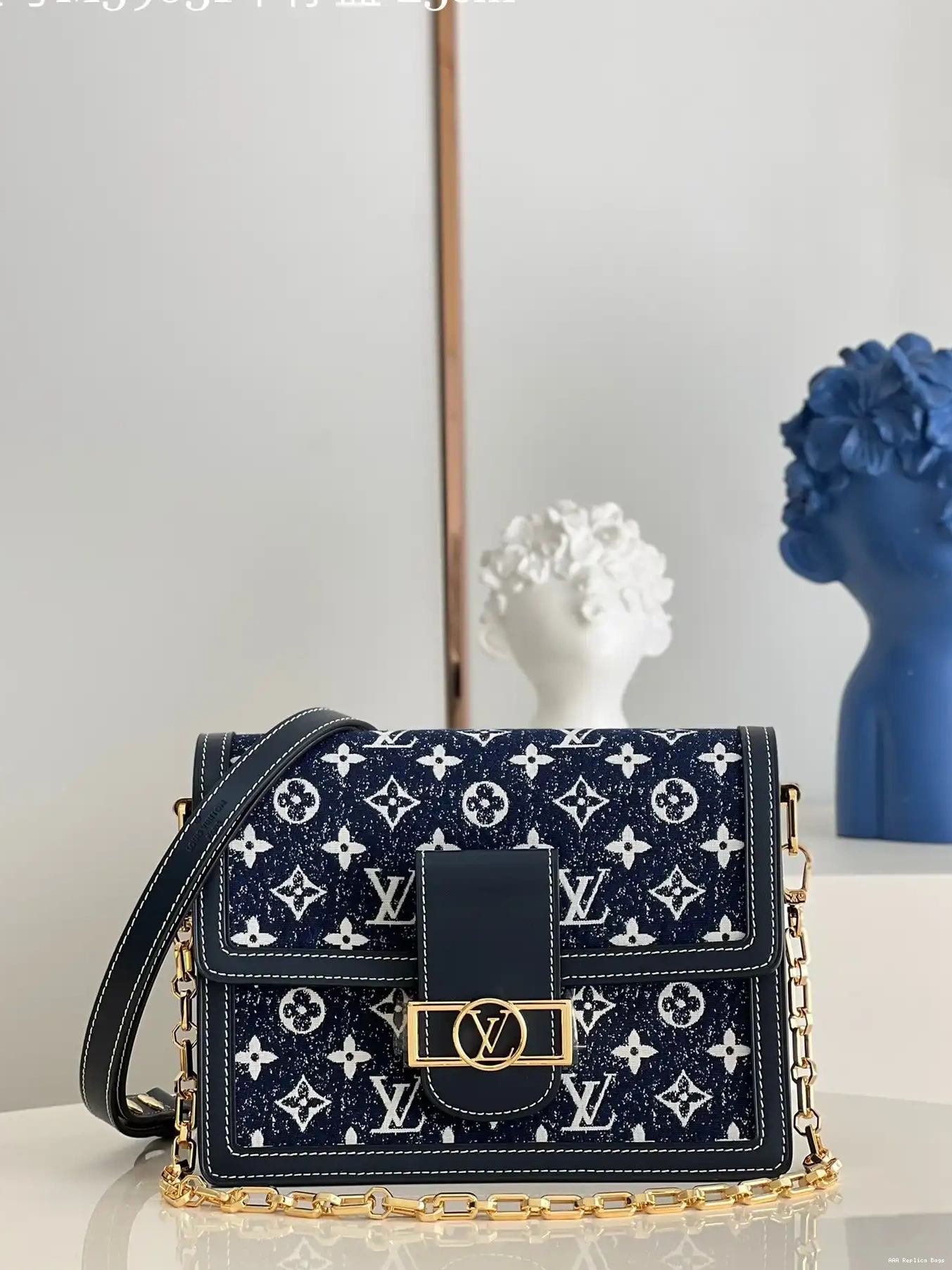 Aaa replica bags LOUIS DAUPHINE MM VUITTON 0524